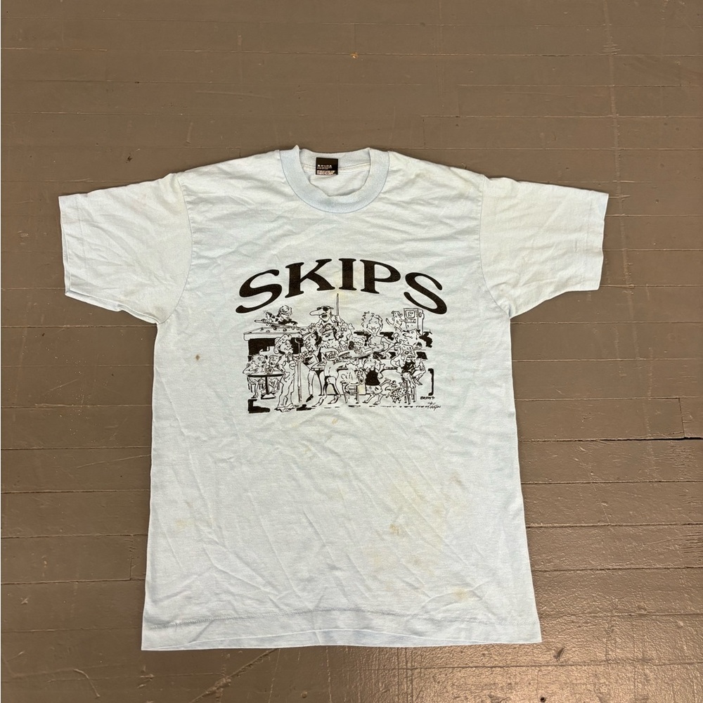 Vintage 90s Skips Band Comic Tee